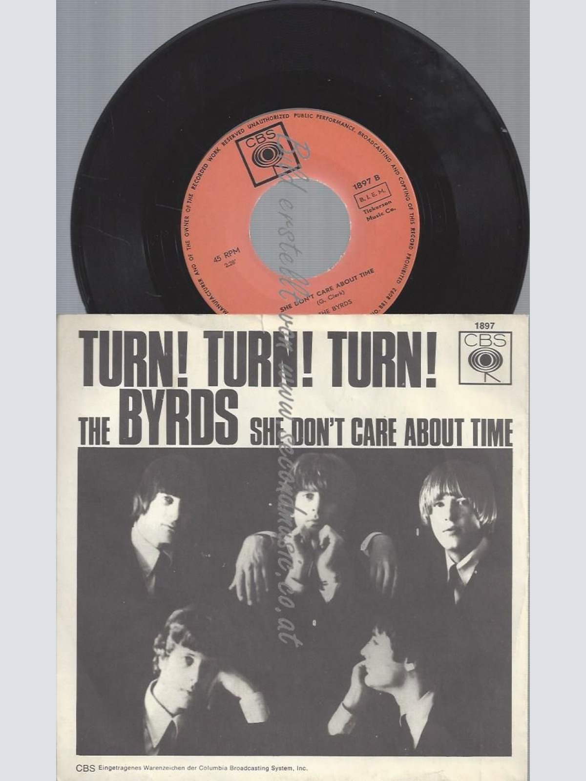 7"   The Byrds – Turn! Turn! Turn!