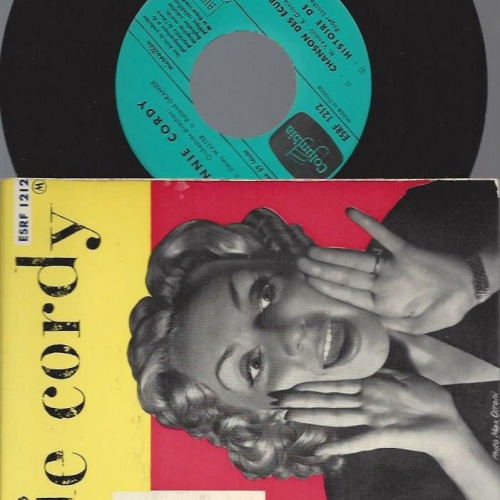 7"  Annie Cordy ‎– Nick Nack Paddy Whack