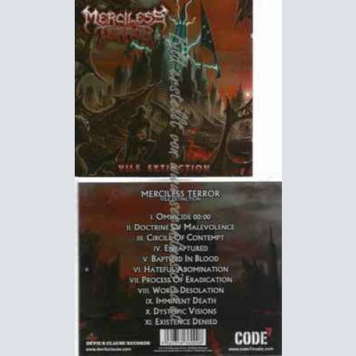 CD--Merciless Terror--Vile Extinction