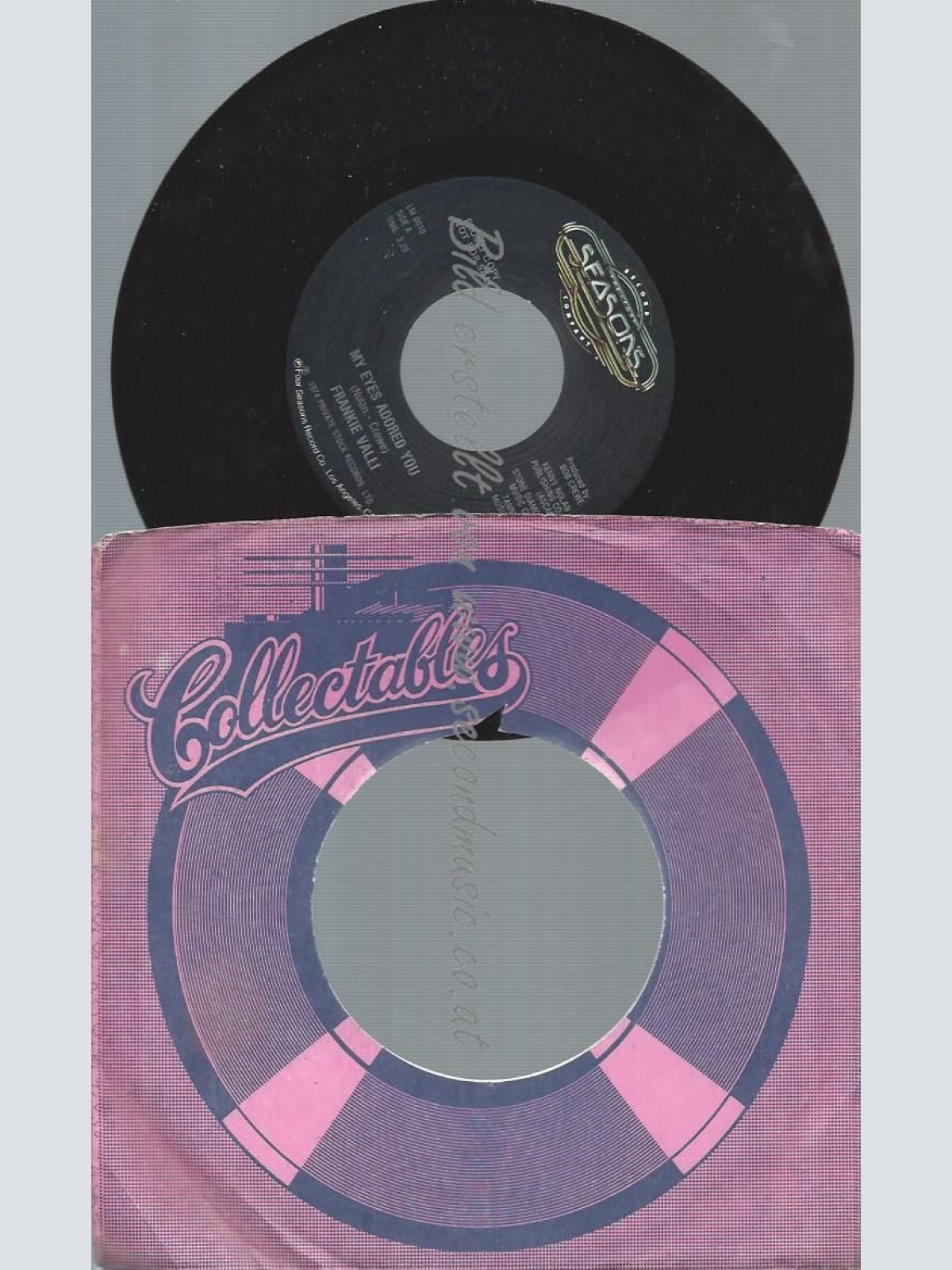 7"   Frankie Valli – My Eyes Adored You  // PROMO