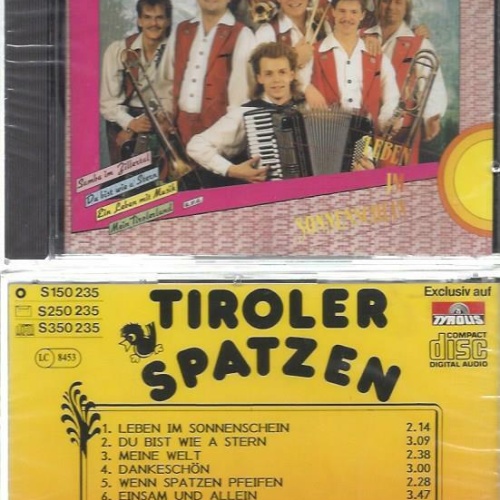CD--Orig.Tiroler Spatzen --Leben Im Sonnenschein