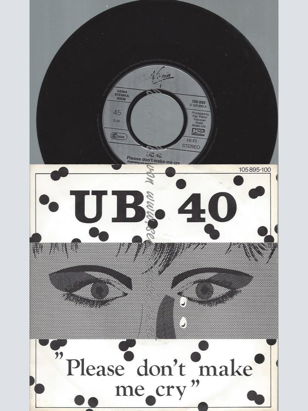 7"  UB40  Please Don't Make Me Cry
