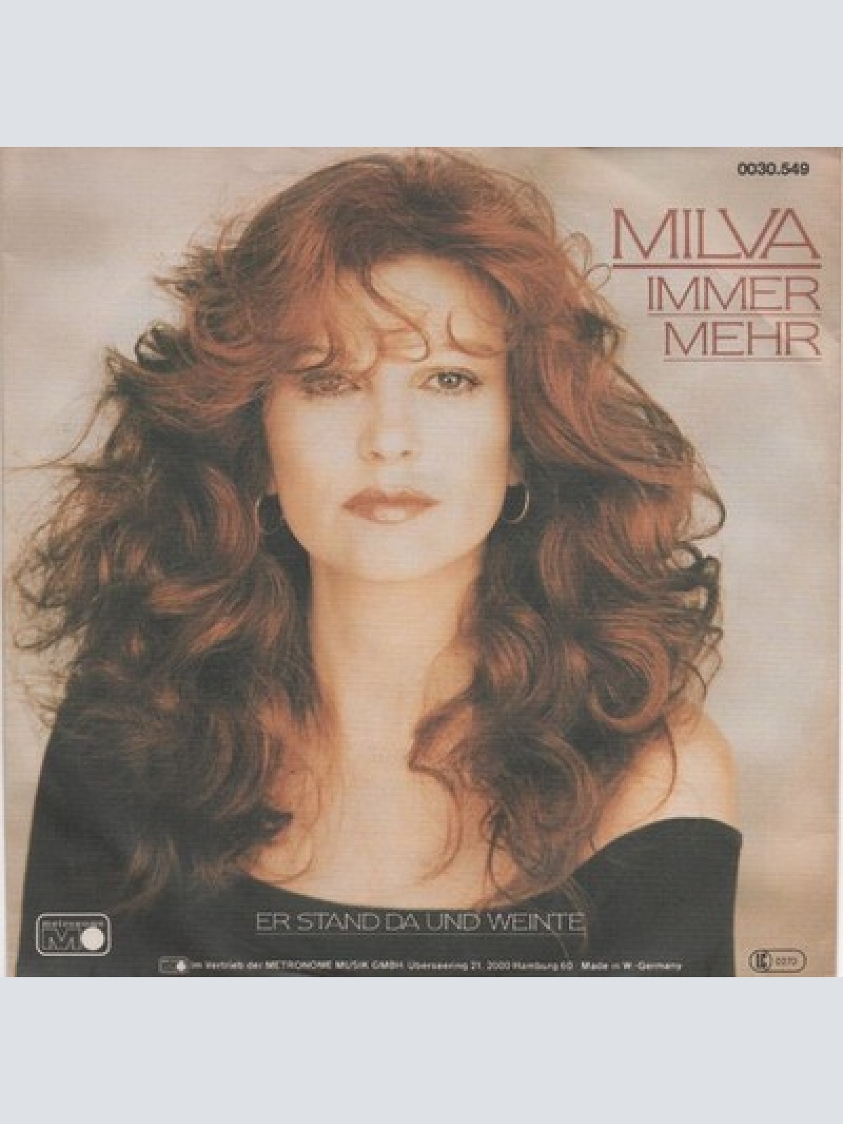 7", Single Milva - Immer Mehr