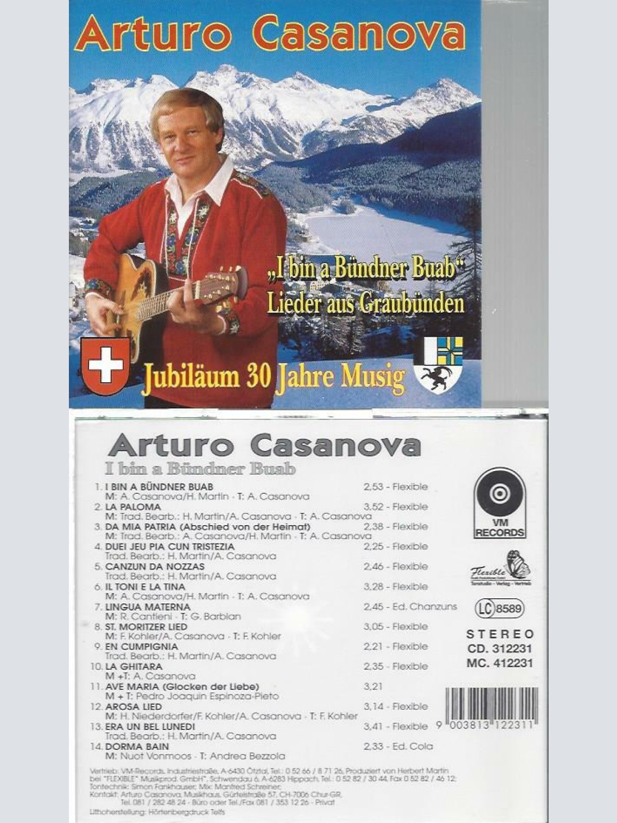 CD--Arturo Casanova--Jubiläum 30 Jahre