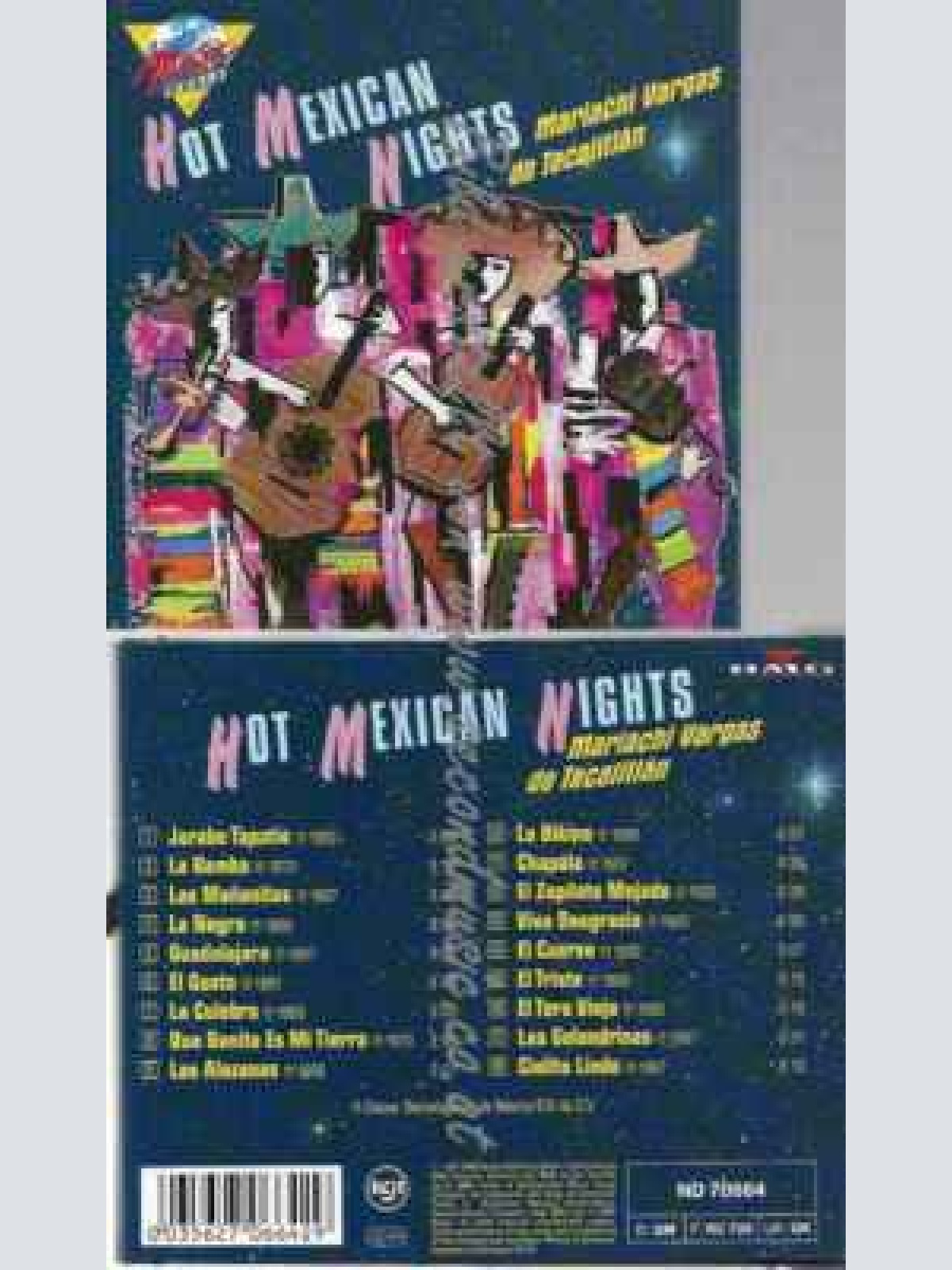 CD--Mariachi Vargas De Tecalitlan | --Hot Mexican Nights