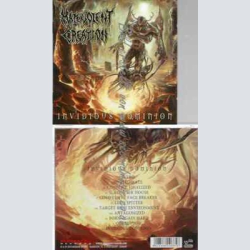 CD--Malevolent Creation | --Invidious Dominion