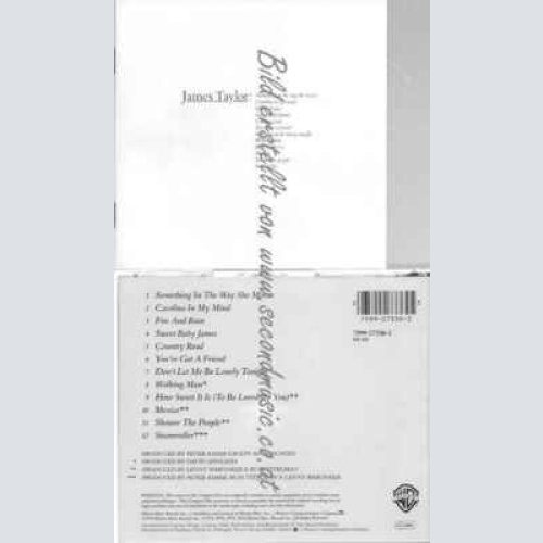 CD--James Taylor | --Greatest Hits