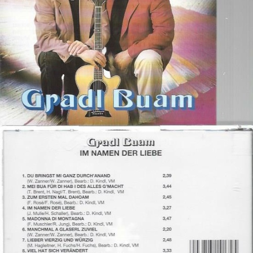 CD--Gradl Buam --Im schatten der Liebe