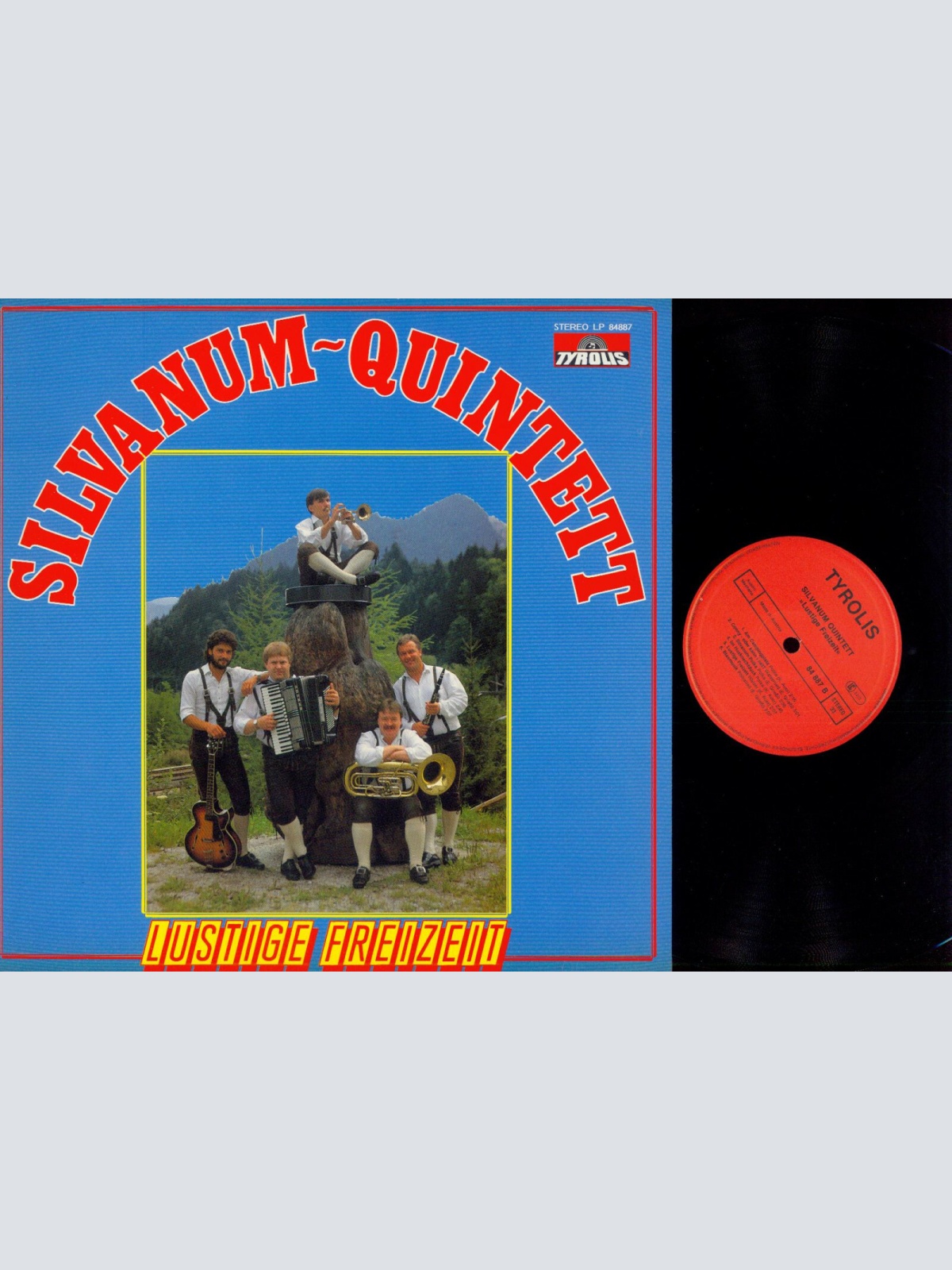 LP--Silvanum Quintett --  Lustige Freizeit   // NM