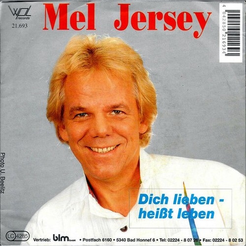7", Single Mel Jersey - Dich Lieben - Heißt Leben