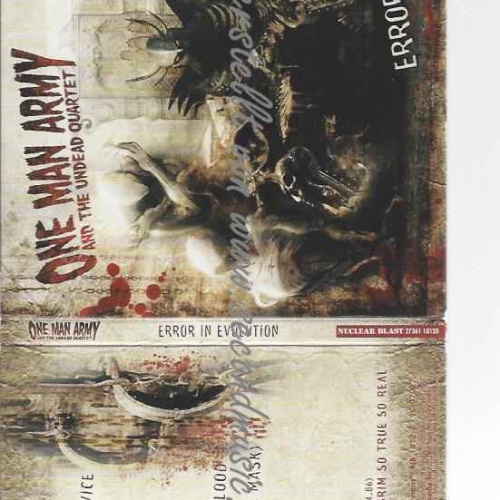 CD--One Man Army and the Undead Quartet | --Error in Evolution