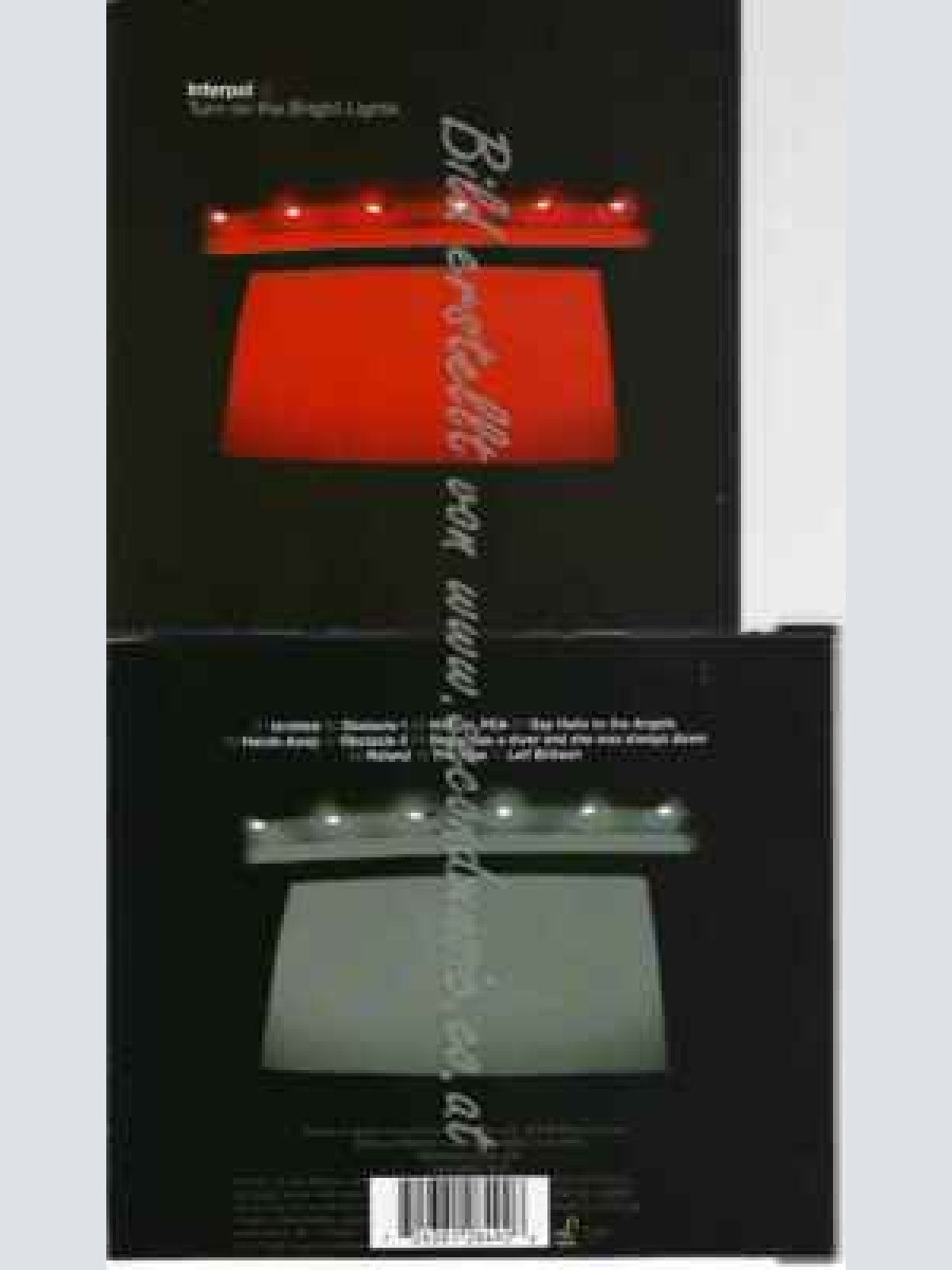 CD--Interpol | --Turn on the Bright Lights