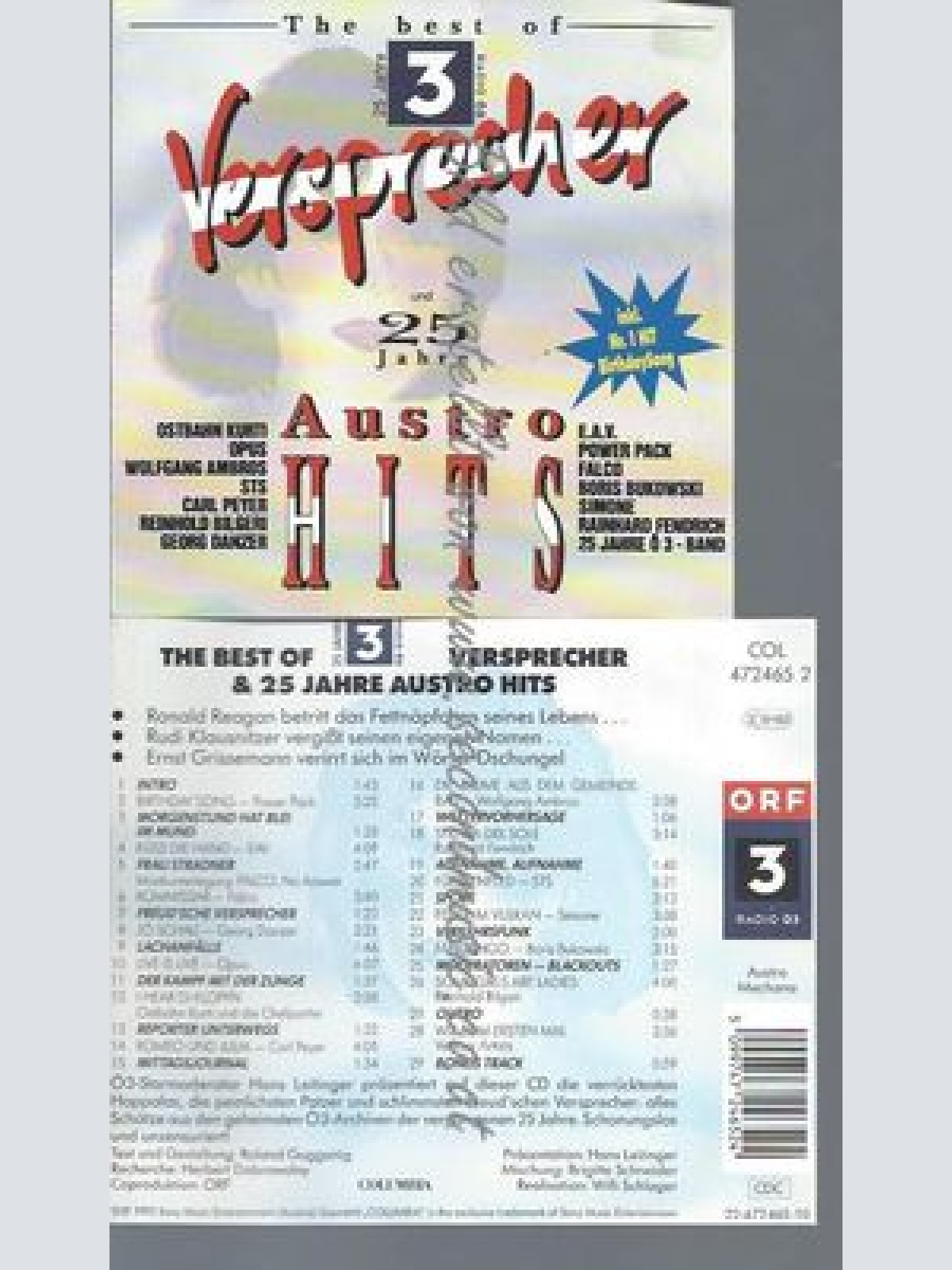 CD--   ERSTE ALLGEMEINE VERUNSICHERUNG--THE BEST OF Ö3 VERSPRECHER &