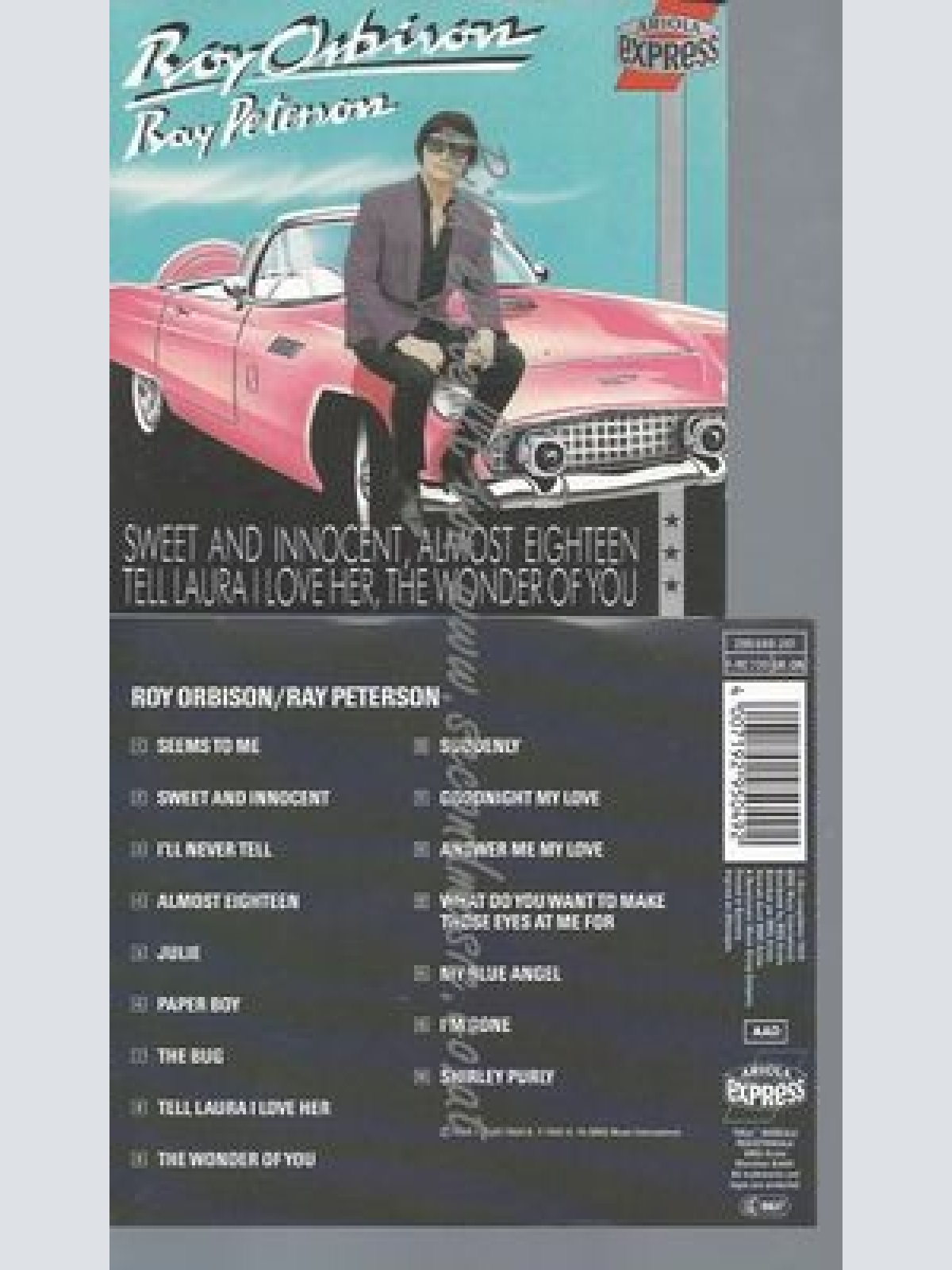 CD--RAY PETERSON/ ROY ORBISON--ROY ORBISON