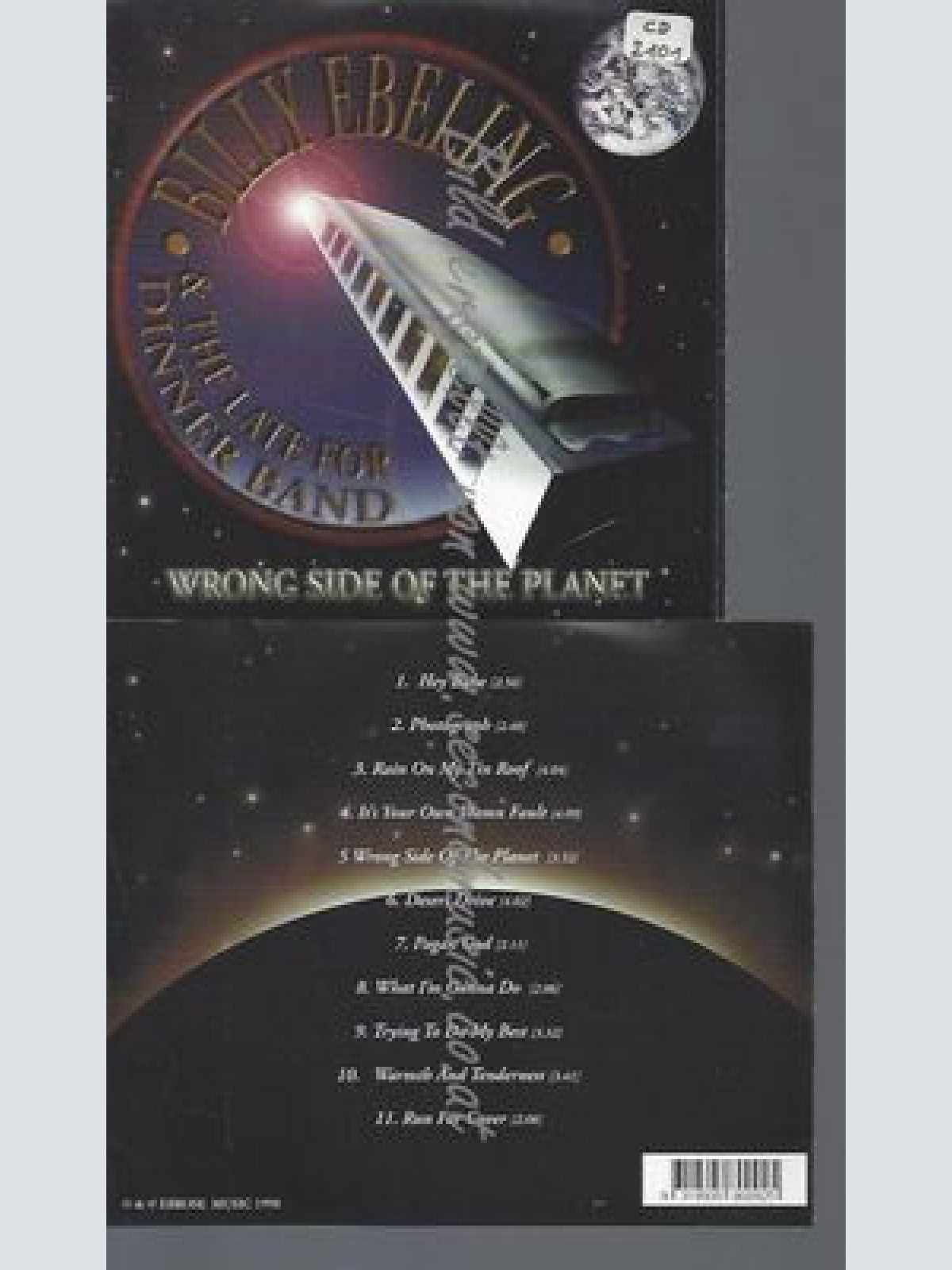 CD--BILLY EBELING--WRONG SIDE OF THE PLANET | IMPORT