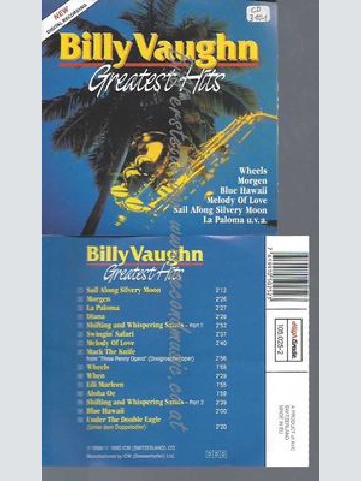 CD--BILLY VAUGHN--GREATEST HITS
