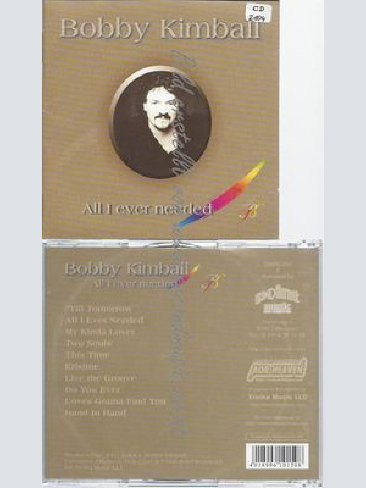 CD--BOBBY KIMBALL--ALL I EVER NEEDED