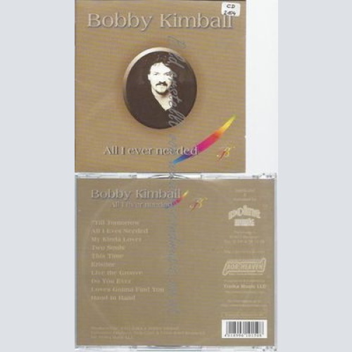 CD--BOBBY KIMBALL--ALL I EVER NEEDED