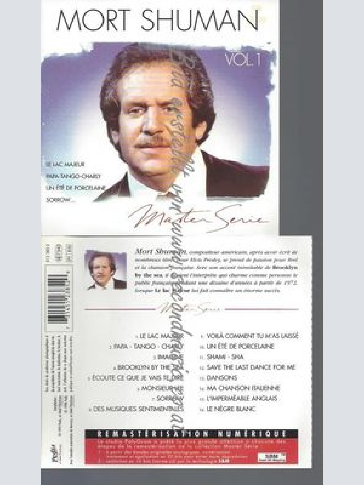 CD--MORT SHUMAN--MASTER SERIE