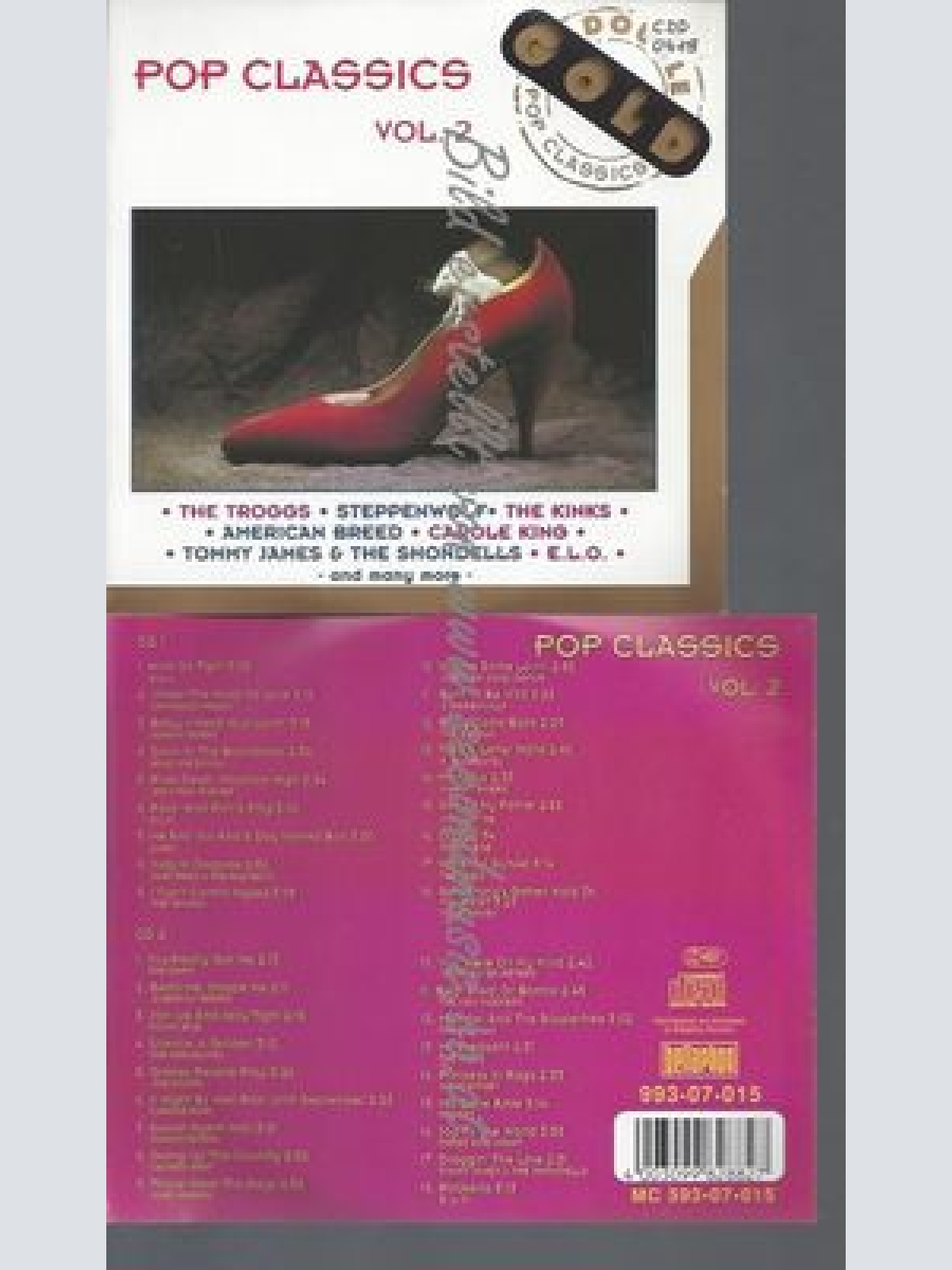 CD--VARIOUS--POP CLASSICS VOL.2 | DOPPEL-CD