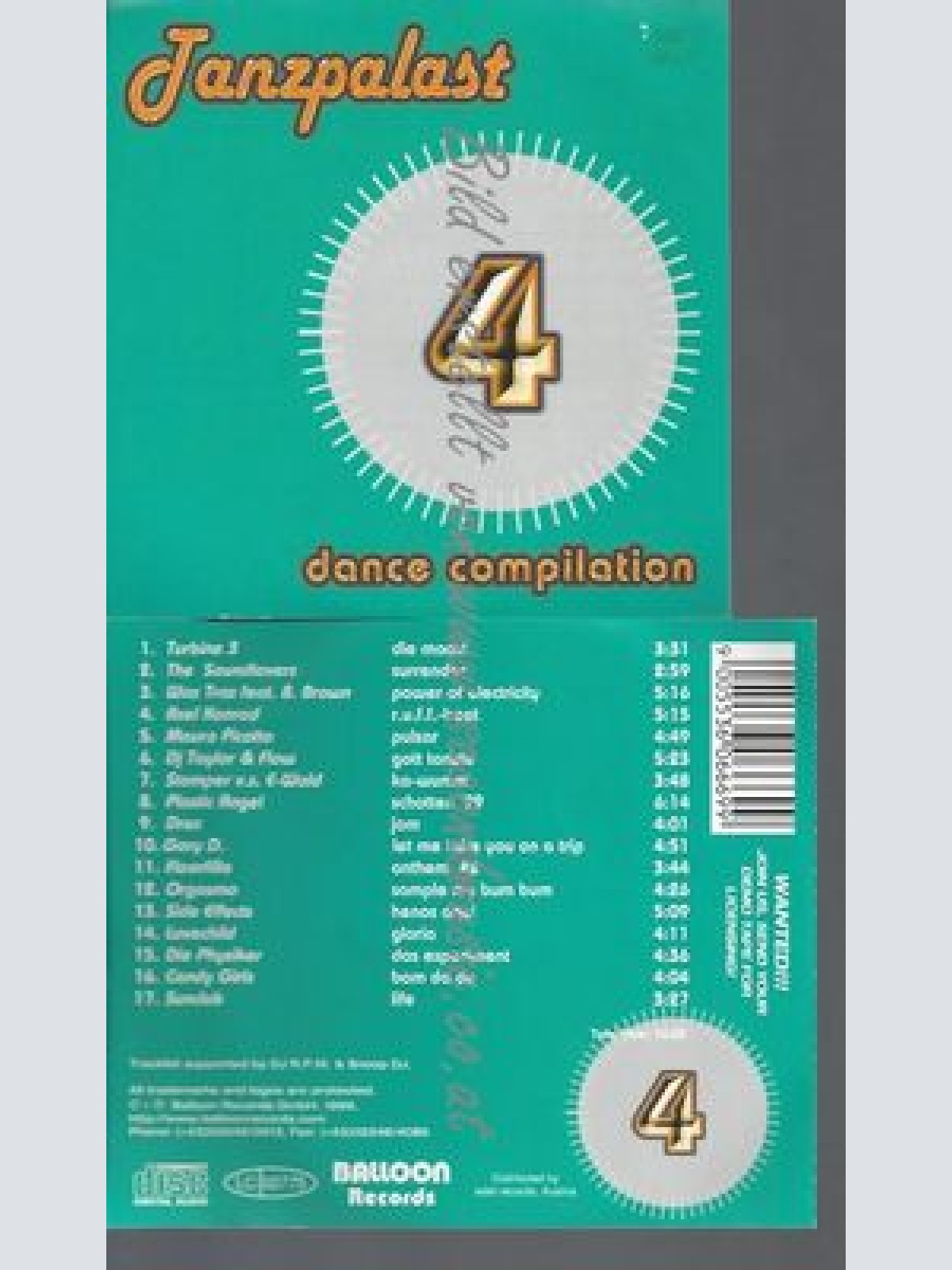CD--VARIOUS--TANZPALAST 4 DANCE COMPILATION