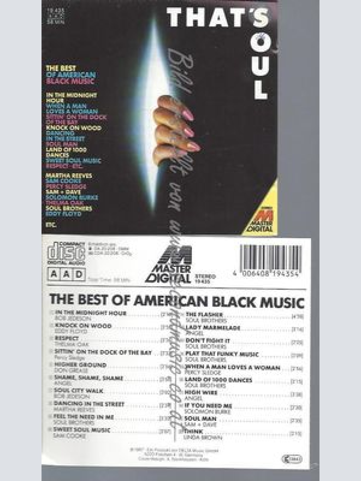 CD--VARIOUS--THAT'S SOUL