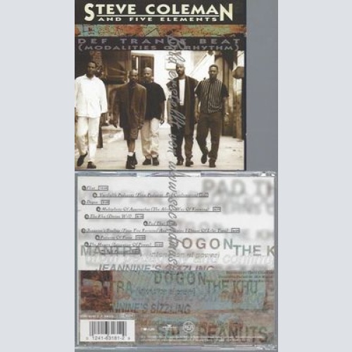 CD--STEVE COLEMAN--DEF TRANCE BEAT -MODALITIES OF