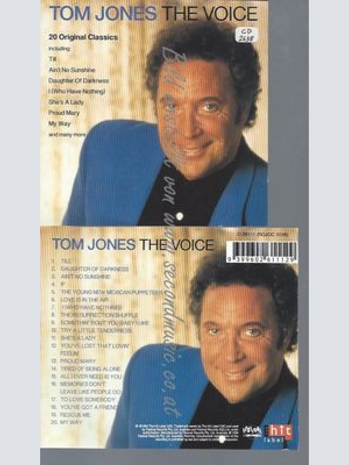 CD--TOM JONES--THE VOICE -COMPIL OZ- TITRES-