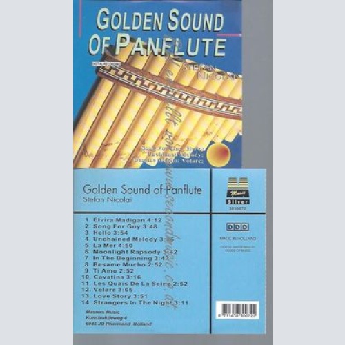 CD--GOLDEN SOUND OF PANFLUTE STEFAN NICOLAI--PANPIPE PLAYS SMOKIE