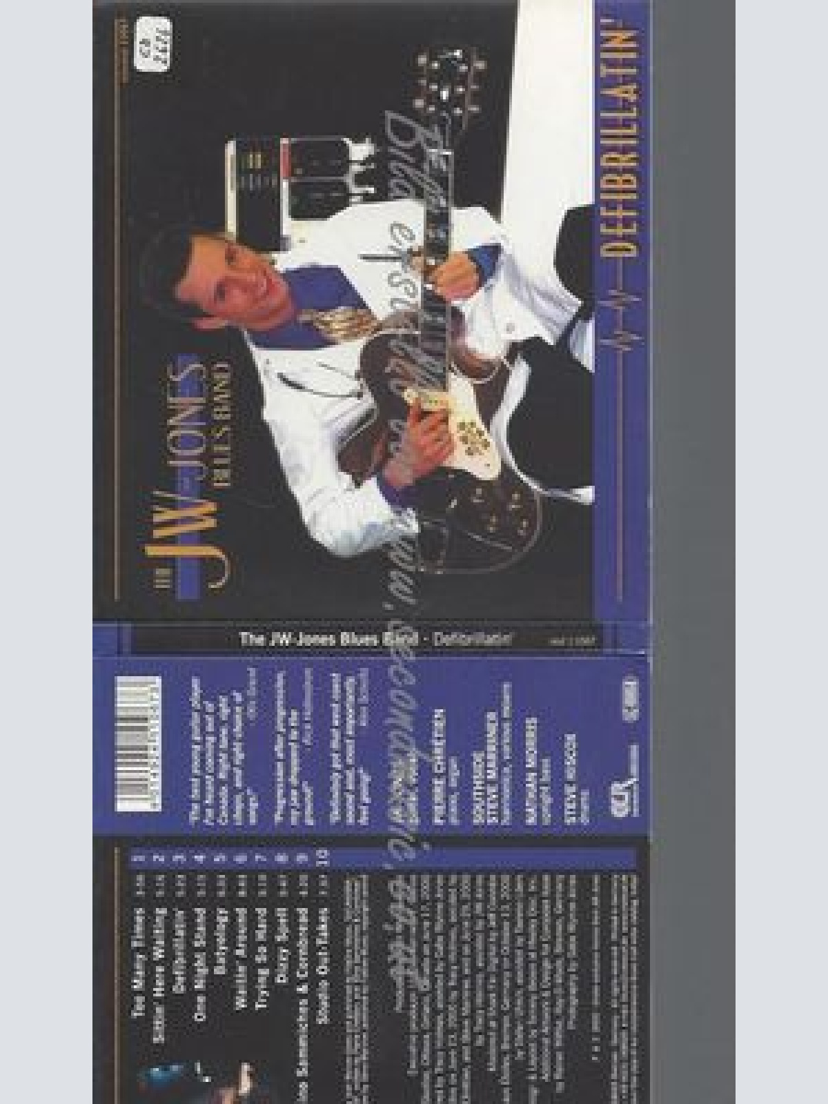 CD--J.W. JONES BLUES BAND--DEFIBRILLATIN'