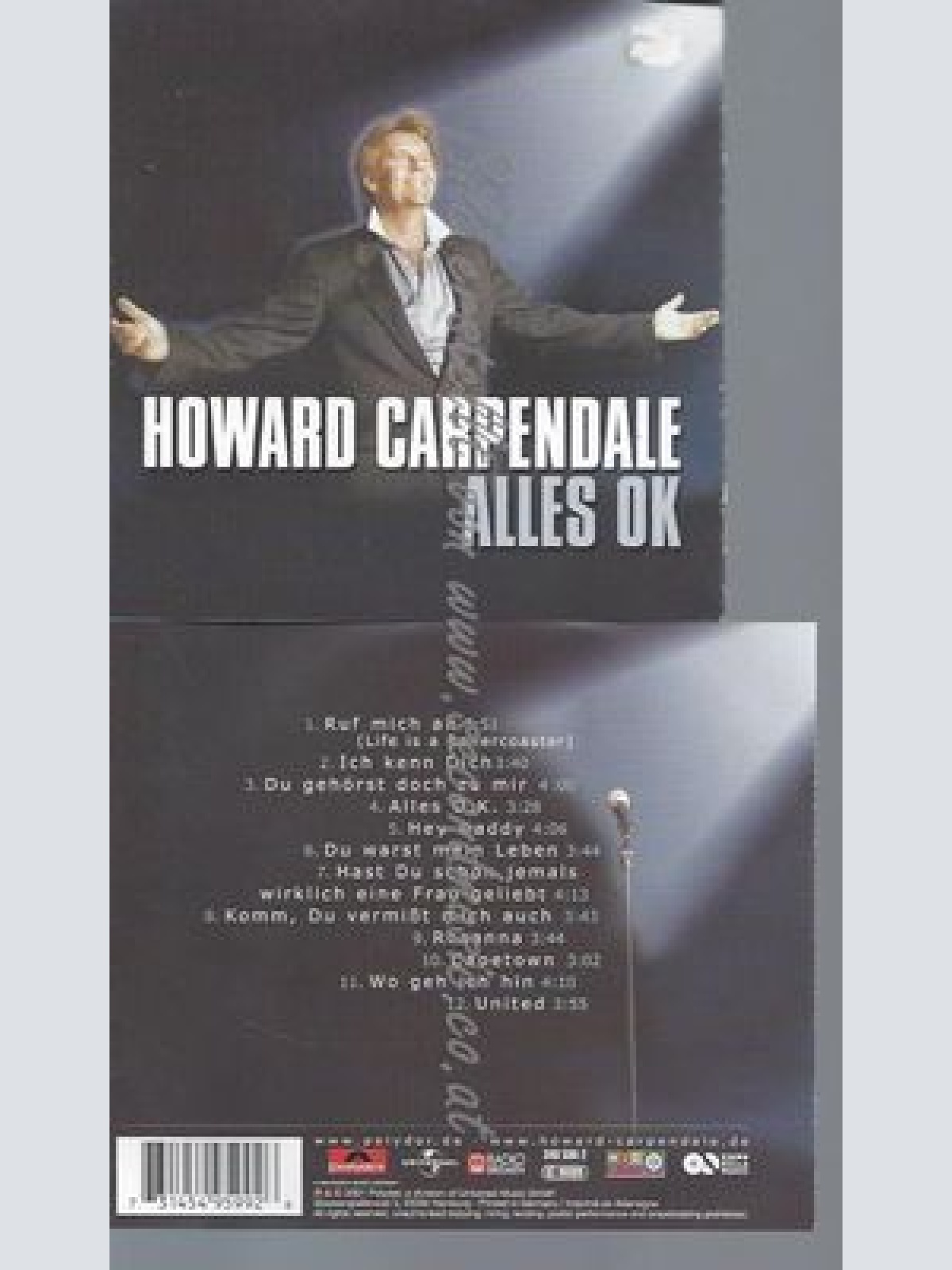 CD--HOWARD CARPENDALE--ALLES O.K.