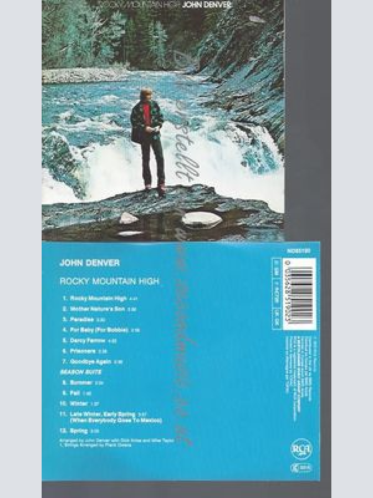CD--JOHN DENVER--ROCKY MOUNTAIN HIGH