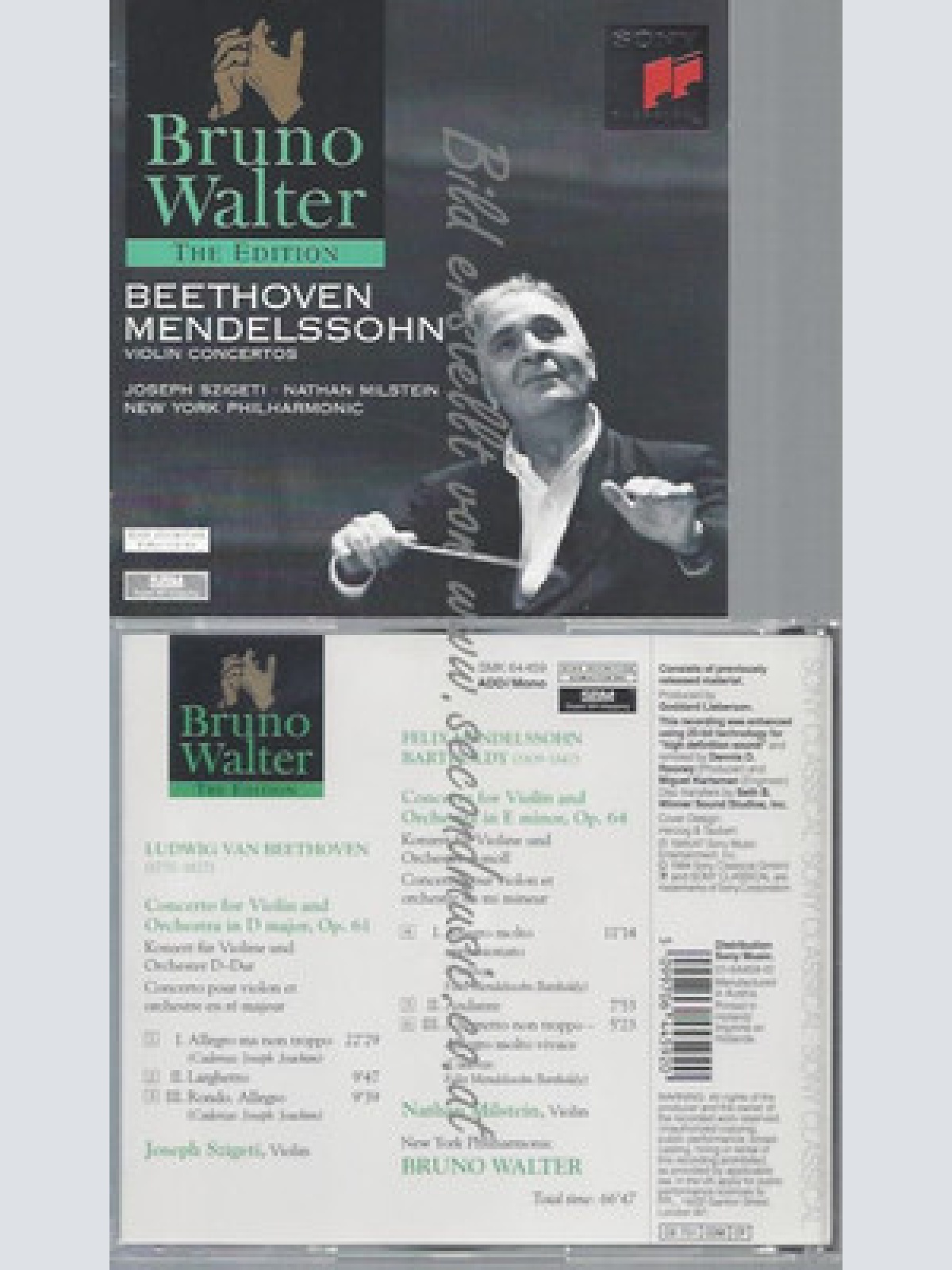 CD-Violkon.Op.61,Op.641994 von Walter,Bruno . und Szigeti,J.