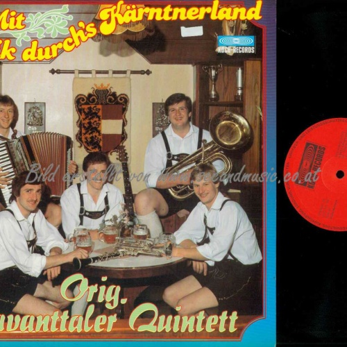 LP--Orig. Lavanttaler Quintett – Mit Musik Durchs Kärntnerland  / NM /