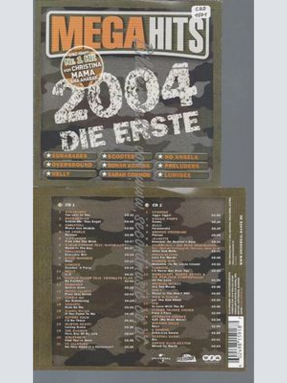 CD--A | DOPPEL-CD/ DIVERSE POP--MEGAHITS -DIE ERSTE 2004