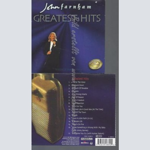 CD--JOHN FARNHAM--GREATEST HITS