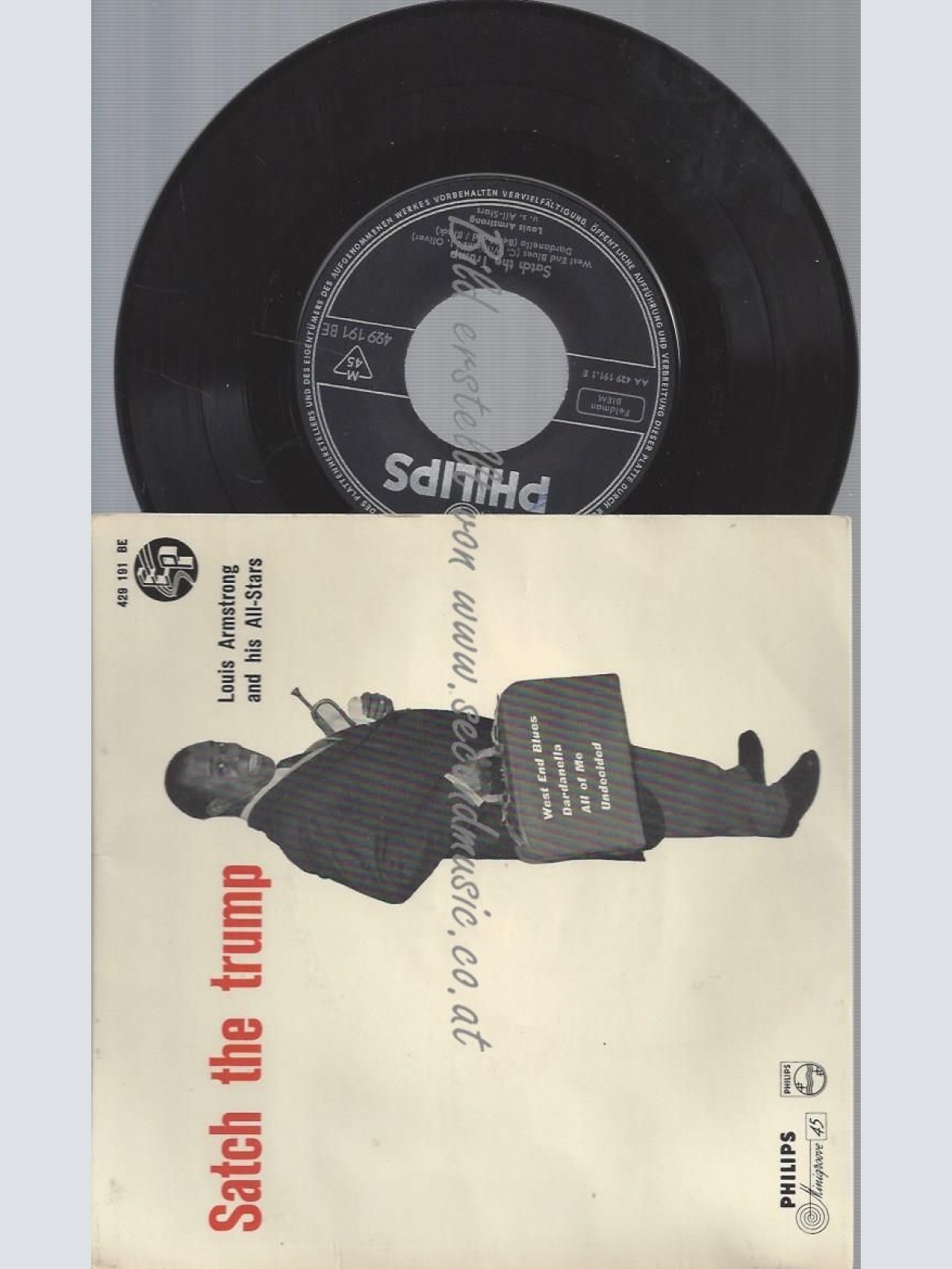 7" Louis Armstrong And His All-Stars  Satch The Trump