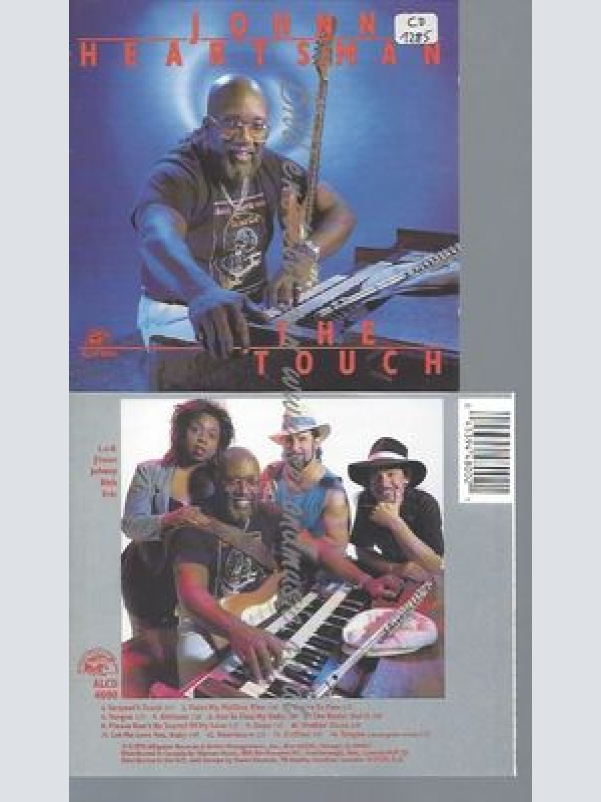 CD--JOHNNY HEARTSMAN--THE TOUCH