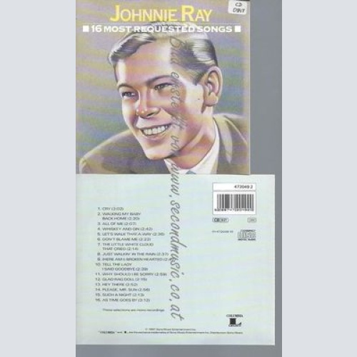 CD--JOHNNIE RAY-- 16 MOST REQUESTED...