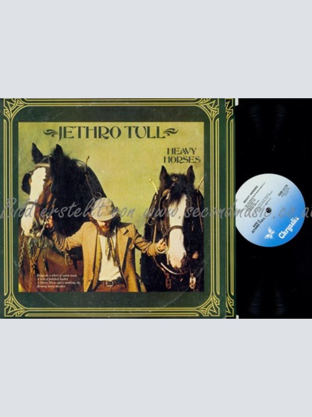 LP--JETHRO TULL--HEAVY HORSES--OIS--CHR 1175--1978