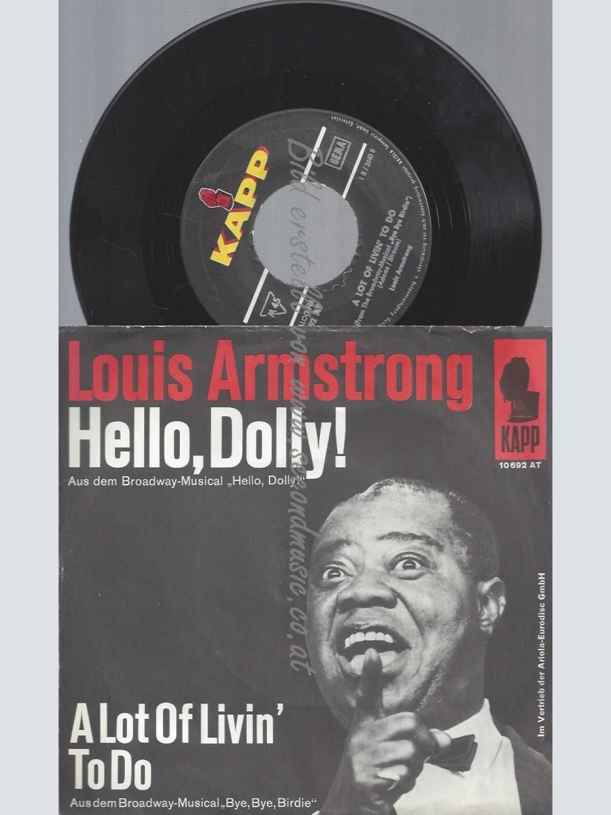 7" Louis Armstrong – Hello, Dolly!