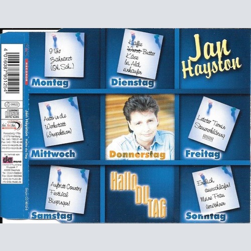 CD, Maxi Jan Hayston - Hallo Du Tag