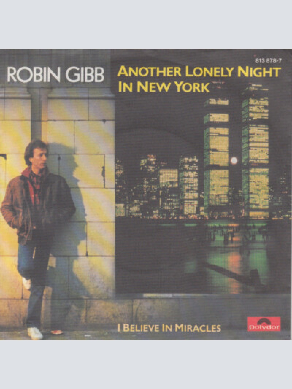 7", Single Robin Gibb - Another Lonely Night In New York