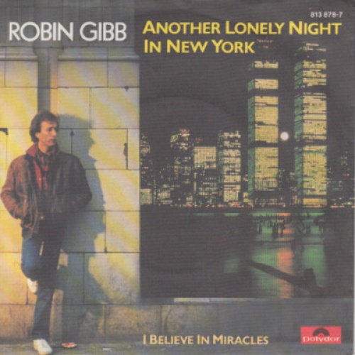 7", Single Robin Gibb - Another Lonely Night In New York