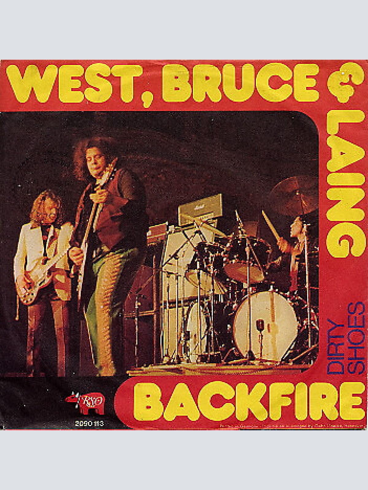 7", Single West, Bruce & Laing - Backfire