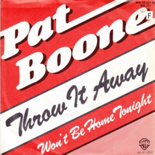 7", Single Pat Boone - Throw It Away