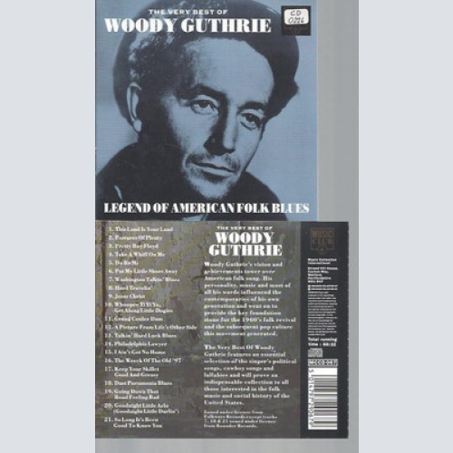 CD--THE VERY BEST OF WOODY GUTHRIE