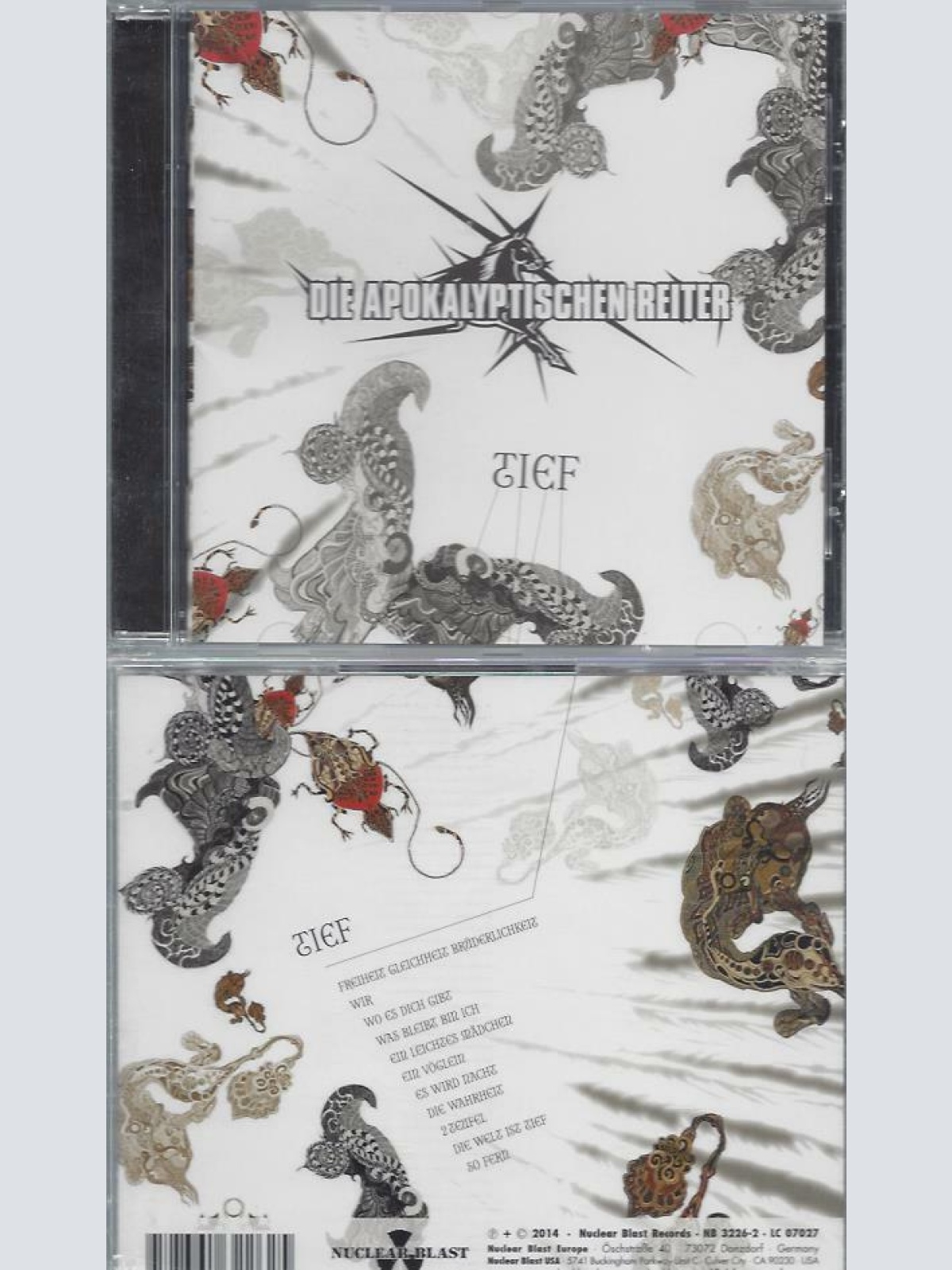 CD--  Die Apokalyptischen Reiter  Tief