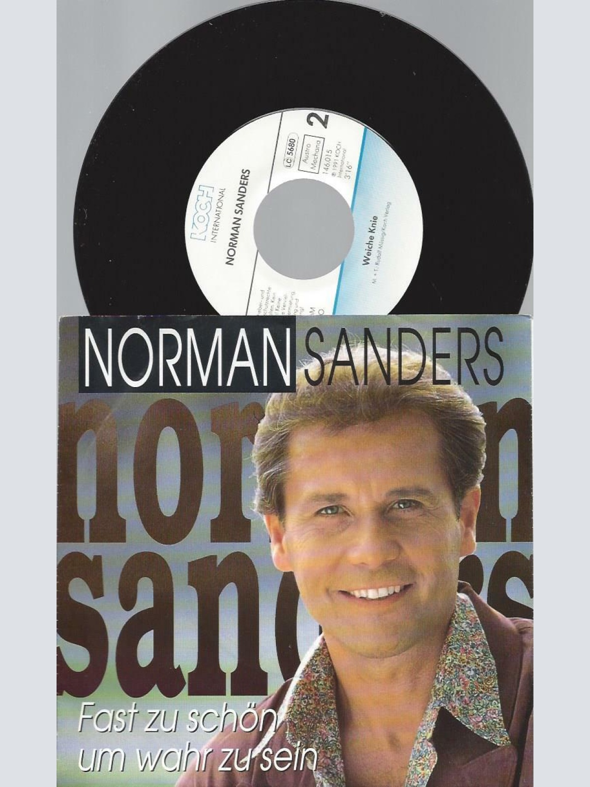 7"   Norman Sanders   – Fast Zu Schön Um Wahr Zu Sein