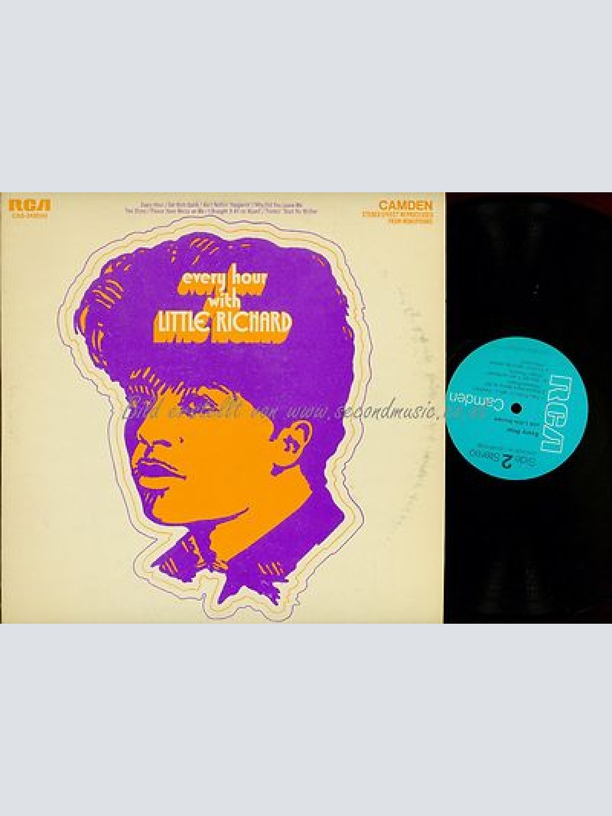 LP--LITTLE RICHARD--EVERY HOUR WITH LITTLE RICHARD--CAMDEN--CAS 2430